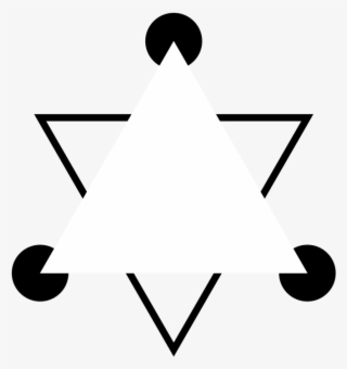 Penrose Triangle Optical Illusion Optics Impossible - White Triangle Optical Illusion