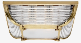 Natural Brass And Glass Rods With Frosted Acrylic