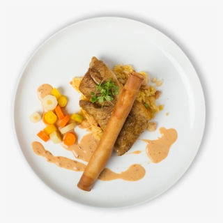 Halibut And “crab Cigar” - Soup