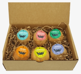 Bath Bomb Gift Set Of 6 Xl Assorted - Shipping Bath Bombs