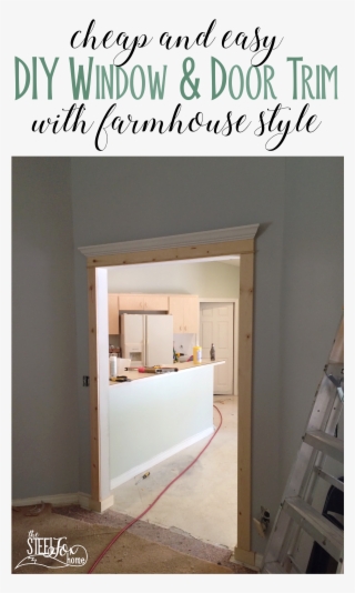How To Install Diy Cased Openings And Custom Window - Farmhouse