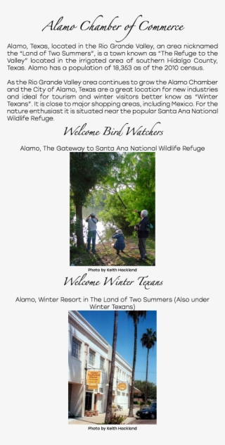 Alamo Chamber Of Commerce Alamo, Texas, Located In - Alamo