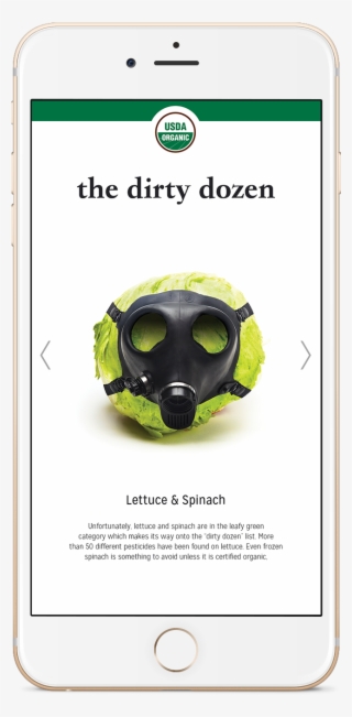 Ditry Dozen App - Oxygen Mask