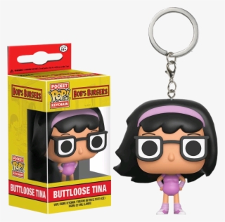Buttloose Tina Pocket Pop Vinyl Keychain - Bob's Burgers - Buttloose Tina Pocket Pop! Keychain