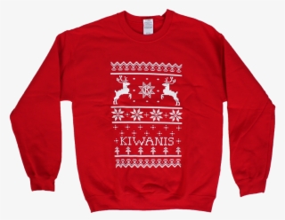 Kiwanis Ugly Holiday Sweatshirt Image - Long-sleeved T-shirt