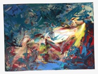 Abstract Expressionism Original Acrylic Painting Of - Painting