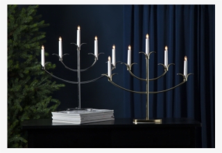 Candlestick Tilpi - Star Metal 5-light Tilpi Candlestick, Red