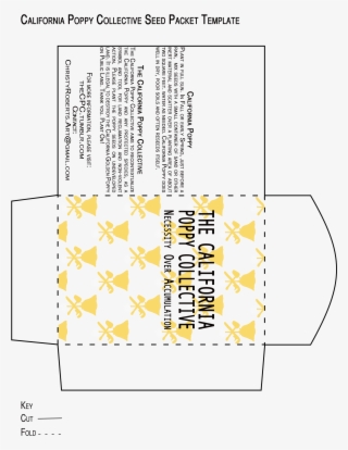 The Poppy Project, 2010-present Open Source Seed Packet - Diagram