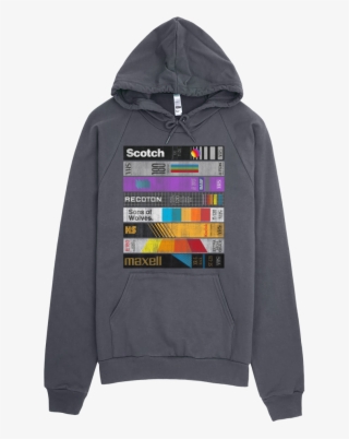 Vhs Hooded Pullover Sweatshirt Vhs Vintage Polaroid - Ww2 Tank Destroyer Jacket