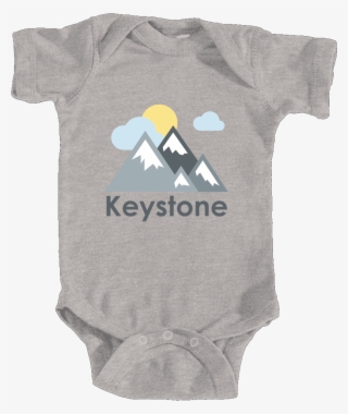 Keystone, Colorado Mountains And Clouds In Color - New To The Tribe Onesie