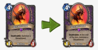 Dreadsteed Cardchange - Hearthstone Battlecry Card