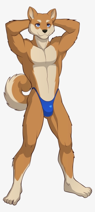 Furry Wearing Speedo