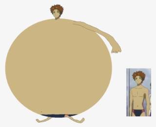 Kyo Wearing Speedo Swimsuit Was Body Inflate Like A - Illustration