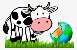 Baka Taurine Cattle Cartoon Poster - Grass Eating Cow Png