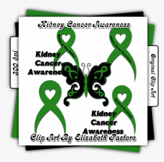 Kidney Cancer Awareness Clip Art Collection Contains - Color Is The Dementia Ribbon