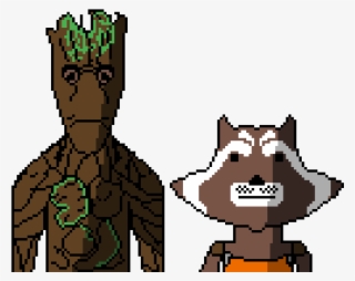 Groot And Rocket Racoon