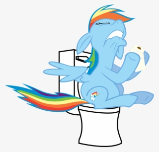 But Why, Constipated, Edit, My Life Is Ruined, Rainbow - Rainbow Dash Toilet