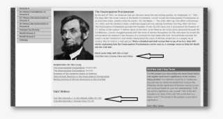 Unit Part Click The Mouse Button Or Press The Space - Abraham Lincoln