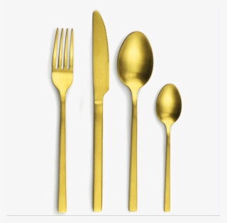Rose Gold Fork Png Transparent Image - Gold Spoon And Fork Png