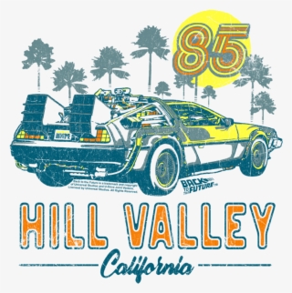 Back To The Future 85 Juniors Tank - Trevco Medium Junior-medium V-neck Tee Boy's