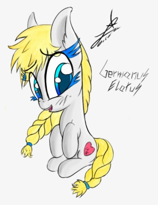 Magical Disaster, Blonde Hair, Braid, Colored Eyelashes, - Cartoon