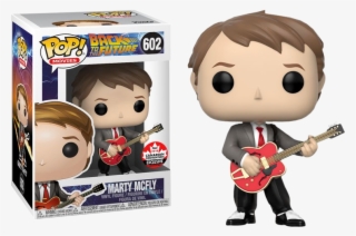 Back - Marty Mcfly Funko Pop Guitar