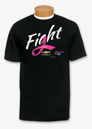 Chevrolet Breast Cancer Awareness Fight T Shirt Black - Jersey