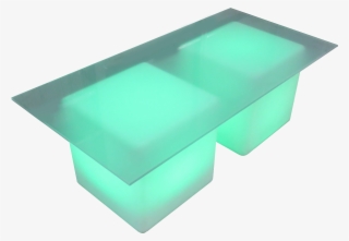 Led Glass Coffee Table, Led Furniture - Coffee Table