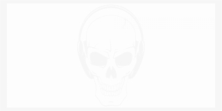 Sticker Musik Dj Totenkopf - Headphones