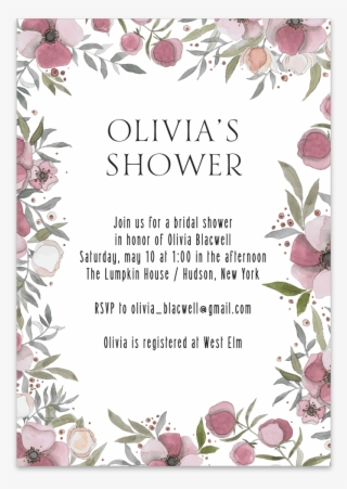 Bridal Shower - Wedding Invitation