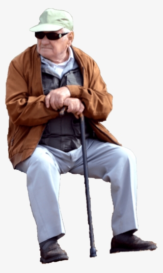 Related Wallpapers - Sitting Old Man In Coat
