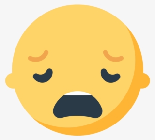 File - Fxemoji U1f629 - Svg - Cara Cansada Emoticon