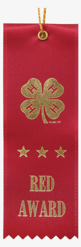 Red Award Ribbon - Christmas Ornament