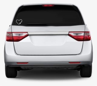 Image Of Tubie Vinyl Car Decal - 2012 Honda Odyssey Rear