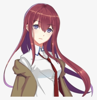 Kurisu Makise Png - Anime Moe Girl Png