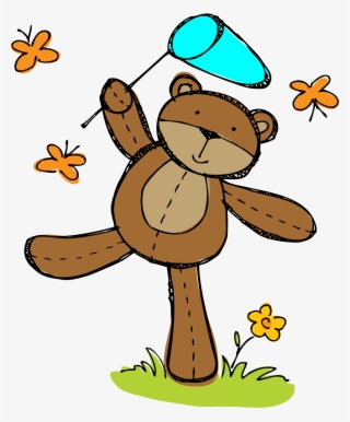 Clipart Bear Spring - Trace The Number 1 To 25