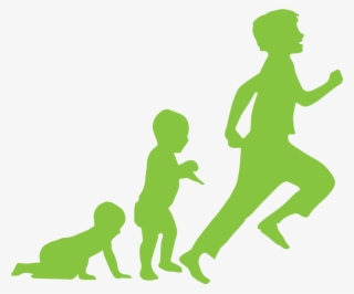 Children Running Silhouette