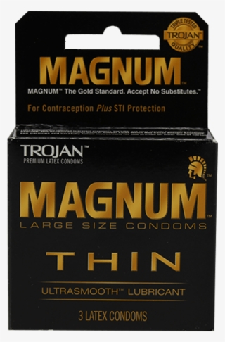 Trojan Magnum Thin 6/3ct - Trojan Condoms