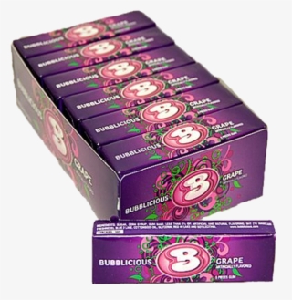 Bubblicious Grape Bubble Gum 5-piece Pack For Fresh - Bubblicious Bubble Gum, Grape - 5 Count