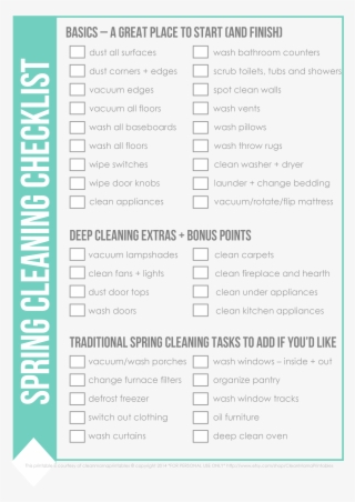 Download File - Fall Cleaning Checklist