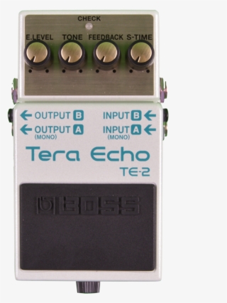 Boss Te-2 Tera Echo - Boss Te-2 Tera Echo Electric Guitar Effects Pedal
