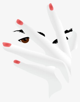 Nail Art Nail Salon T-shirt Gel Nails - Free Hand Vector