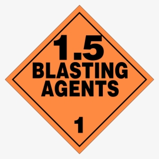 Png - 1 - 5 D - Explosive Placard