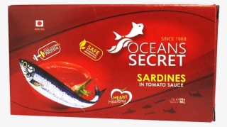 Ocean Secrets Sardines In Tomato Sauce 125g - Ocean Secret Sardines In Tomato Sauce, 125g