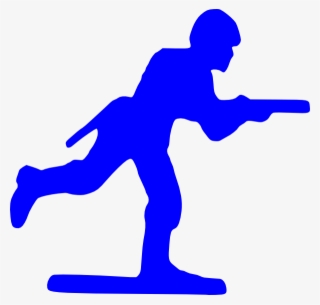 Blue Toy Soldier Svg Clip Arts 600 X 573 Px