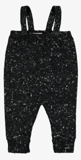 Mini Sibling Knit Romper W/suspenders - Romper Suit