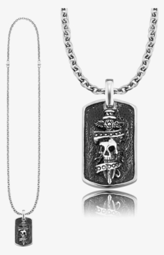 Save Brave Dog Tag Necklace Jack Stainless Steel - Necklace