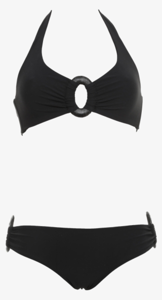 Eau Vive - Eau Vive Triangle Bikini Mit Schwarzer Schmuckschnalle