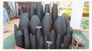 Rifles, Hand Grenades And Bombs Used During The Vietnam