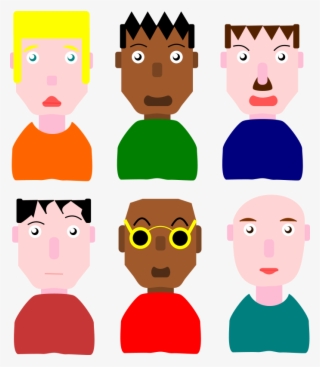 This Png File Is About Bold , Flat Avatars , Mustache
